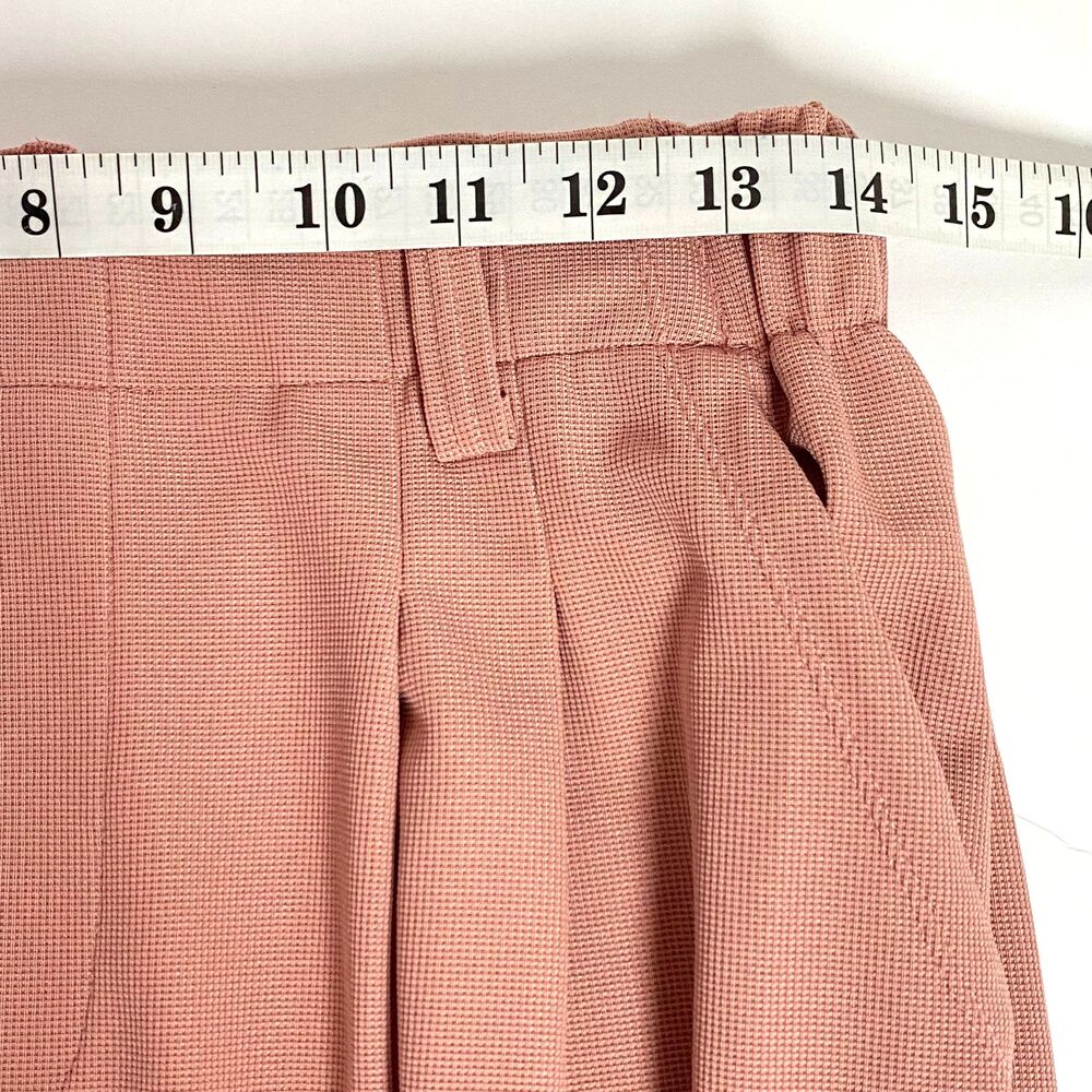 Halara Play It My Way Wide Leg Pants Womens Size Medium Pink Textured NWT - Picture 9 of 13